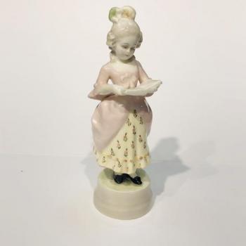 Porzellan Figur Mädchen - Goldscheider - 1890 Porzellan Figur Mädchen - Goldscheider - 1890