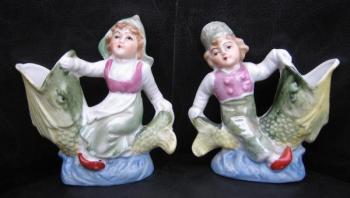 Zwei Porzellan Figuren - Biskuit - 1910 Zwei Porzellan Figuren - Biskuit - 1910