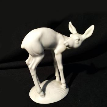 Porzellan Figuren Hirsche - 1900 Porzellan Figuren Hirsche - 1900