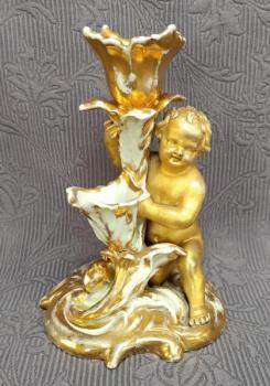 Porzellan Kerzenständer - 1850 Porzellan Kerzenständer - 1850