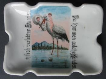 Porzellan Aschenbecher - 1940 Porzellan Aschenbecher - 1940