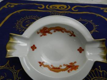 Porzellan Aschenbecher - weißes Porzellan - Meissen - 1930 Porzellan Aschenbecher - weißes Porzellan - Meissen - 1930