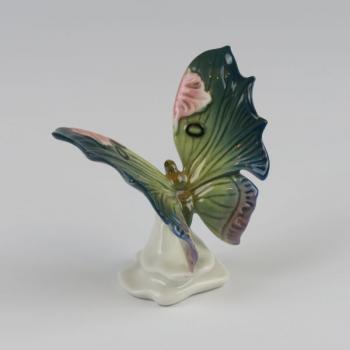 Porzellan Figur Schmetterling - weies Porzellan - 1930
